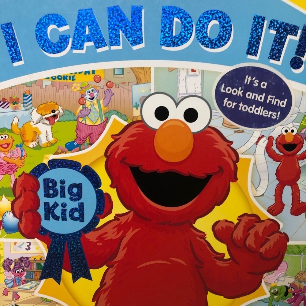 Elmo “I Can Do It” Sesame Street hardback book